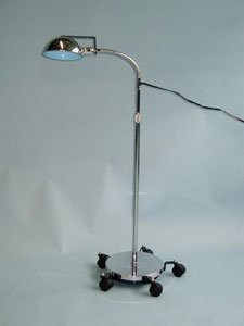 Mobile Exam Lamp with Parabolic Shade